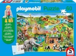 Schmidt - Playmobil Zoo 60 Piece Jigsaw Puzzle With Figure SCM56381. Fixed Price $12.22.