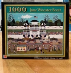 Mattel Jigsaw Puzzle; It's Barney Oldfield...hitting 131 Mph!; 1000 Pcs. Fixed Price $11.50.