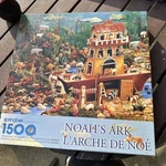 Vintage Springbok 1500 Piece Puzzle - Noah's Ark Animals Judi K. Thomas Folk Art. Fixed Price $26.09.
