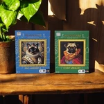 Cat & Dog (king Whiskers Ii Count Wrinkleby) Mini Jigsaw Micro Puzzles. Fixed Price $14.99.
