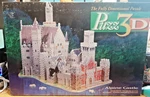 Vintage 3D Alpine Castle 1000 Piece Foam Backed Puzzle Milton Bradley. Fixed Price $8.99.