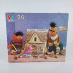 Sesame Street Bert Ernie 24 Piece Jigsaw Puzzle Milton Bradley 1985. Fixed Price $9.99.
