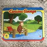 Curious George Cartoon Jigsaw Puzzle Metal Lunchbox Multicolor 2011. Fixed Price $13.98.