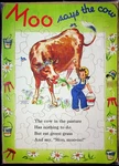 Florence Sarah Winship Moo Says The Cow 1960S Frame Tray Puzzle. Fixed Price $10.95.