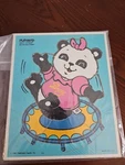 Vintage 330-01 Shirt Tales Bouncing Pammy Playskool Wooden Puzzle 1981. Fixed Price $7.00.