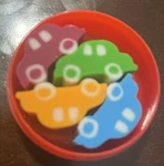 Vintage Car Erasers Set Case 80S 90S Kawaii Reel-mas Flomo Style Stationery. Fixed Price $19.95.