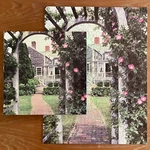 Vtg Nantucket Trellis Berkshire Stationery Jigsaw Puzzle 500 Pc 1987 Cedar Shake. Fixed Price $25.00.