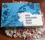 Vintage, Joseph K. Straus Fab-ric" Wood Jigsaw Puzzle 499 Pc Rare Second? Da. Fixed Price $162.00.