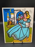 Playskool Wooden Puzzle 290-03 Cinderella Vintage Complete. Fixed Price $9.99.