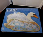 'swan Lake' 1000 Pc. Shaped Puzzle By Fx Schmid Nib. Fixed Price $13.99.