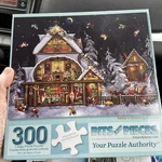 Bits And Pieces Tuula Burger Art Puzzle "santa's House" 300. Fixed Price $7.99.