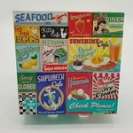 Remarks Vintage Signs 500PC Jigsaw Puzzle Complete Pre Owned Mini Poster. Fixed Price $12.00.