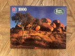 Milton Bradley Big Ben Devil's Marbles Australia 1000 Pc Puzzle 1996 Sealed/new. Fixed Price $12.99.
