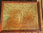 Hoyle Hay Needle Stack Vintage 1982 Finished & Custom Framed Jigsaw Puzzle. Fixed Price $43.96.
