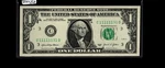 Seven Of Kind 1S Fancy Serial Number One Dollar Bill Cd Block $1 2021 Binary. Fixed Price $225.00.