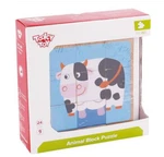 Tooky Toy Kids Child Wooden Block Puzzle Farm Animals 2+. Fixed Price $12.90.