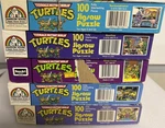 Vintage Teenage Mutant Ninja Turtles Puzzles Technodrome Splinter Rooftop Pizza. Fixed Price $49.99.