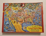 Vintage Jaymar Walt Disney Mickey Mouse United States Map Puzzle - Complete. Fixed Price $21.95.