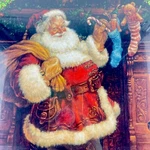 Roseart Jigsaw Puzzle The Night Before Christmas Circle 500 Pc Cork Board. Fixed Price $21.99.