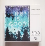 Life Is Good Puzzle Buffalo 500 Piece 15IN X 21.25IN Poster Free Shipping. Fixed Price $19.80.