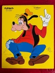 Vintage Playskool Walt Disney Goofy #190-8 Wood Puzzle Pieces 3-6 Years. Fixed Price $19.00.