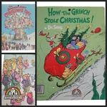 Vintage How Grinch Stole Christmas & Berenstain Bears Random House 1980S Puzzle. Fixed Price $24.99.