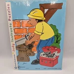 Vtg 1997 Judy Instructo Puzzle Construction Worker 14 Pcs. New Factory Sealed. Fixed Price $22.00.