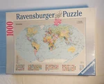 Ravensburger The World Political Map Flags 1000 Pc. Puzzle Germany New. Fixed Price $40.00.