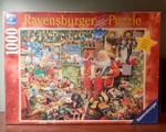 Ravensburger Santa's Final Preparations 1000 Pc Jigsaw Puzzle New Rare Htf. Fixed Price $49.99.
