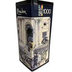 Vintage 1979 Heye Blachon Mona Lisa 1000 Piece Blue Jigsaw Puzzle Box Germany. Fixed Price $69.99.