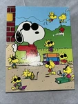 Peanuts Snoopy & Friends "joe Cool" 63 Piece 1975 Golden Usa Made Jigsaw Puzzle. Fixed Price $5.00.