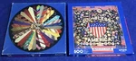 Lot 2 Vintage Springbok Kaleidoscope Ties Americana Complete Rare Circular. Fixed Price $70.00.
