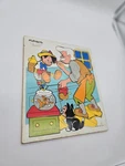 Vintage Playskool Disney Pinocchio Wooden Puzzle 15 Piece Made Usa 375-06. Fixed Price $9.09.