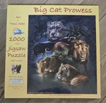 Sunsout Inc Big Cat Prowess 1000 Pc Jigsaw Puzzle Artist: Tami Alba New Sealed. Fixed Price $13.67.
