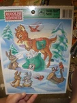 New Rudolph The Red Nosed Reindeer Golden Frame Tray Puzzle 1983 - 12 Pieces. Fixed Price $14.99.