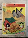 Whitman Walt Disney Pluto Frame-tray Puzzle #4562D Vintage 1970S Chicken Eggs. Fixed Price $12.00.