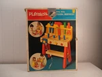 Box Only Rare Vintage 1972 Playskool Big Tool Bench No. 450 Made Usa. Fixed Price $40.00.