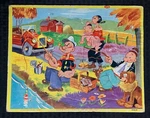1960'S Popeye Fishing Jaymar #2764-29 Frame Tray Puzzle VG+4.5 Olive Oil Whimpy. Fixed Price $15.25.
