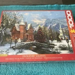 Eurographics Holiday Lights 1000 Piece Jigsaw Puzzle New Factory Sealed. Fixed Price $19.98.