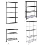 3/4/5 Tier Wire Shelves Rack Unit Garage Storage For Kitchen Home Office. Fixed Price $49.58.