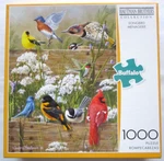 Buffalo Games Hautman Brothers Songbird Menagerie 1000 Pc Jigsaw Puzzle Complete. Fixed Price $10.75.