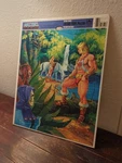 Vtg Golden Puzzle 11X14 Motu Heman Peeping Skeletor 1982 Masters Of The Universe. Fixed Price $40.00.