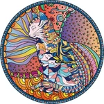 1000 Piece Puzzle Mandala Cat Animal Color Challenge Large Jigsaw Art. Fixed Price $20.99.