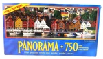 Mb Milton Bradley Panorama Puzzle 750 Pieces Port Town, Bergen, Norway Sealed. Fixed Price $34.00.