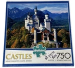 Buffalo Majestic Neuschwanstein Castle Bavaria 750 Piece 24" X 18" Jigsaw Puzzle. Fixed Price $9.99.