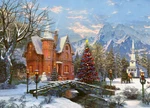 Eurographics Holiday Lights 1000 Piece Jigsaw Puzzle By Dominic Davison. Fixed Price $22.99.
