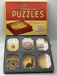 A.c. Gilbert Co. No. 1034 Boxed Problem Puzzles - Excellent In 1940. Fixed Price $99.99.