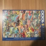 Eurographics Puzzle 1000 Piece Jigsaw - Vintage Travel Collage. Fixed Price $22.99.