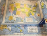 Ravensburger 300 Pc United States Map 1988 Made In West Germany Jigsaw Puzzle. Fixed Price $32.00.