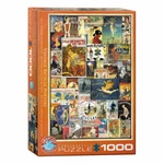 Eurographics Antique Bike Poster Puzzle, 1000 Piece, 68 X 48CM, 6000-0756. Fixed Price $25.77.